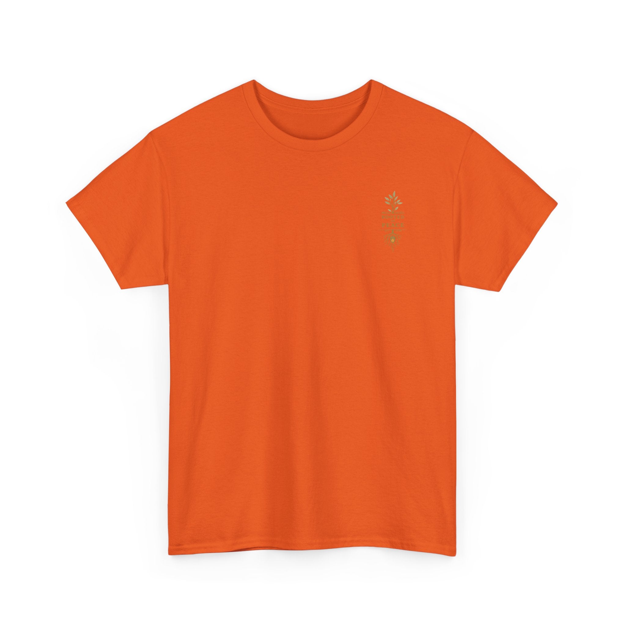 Rooted in Peace T-Shirt — Botanical Tree with Roots Graphic Tee