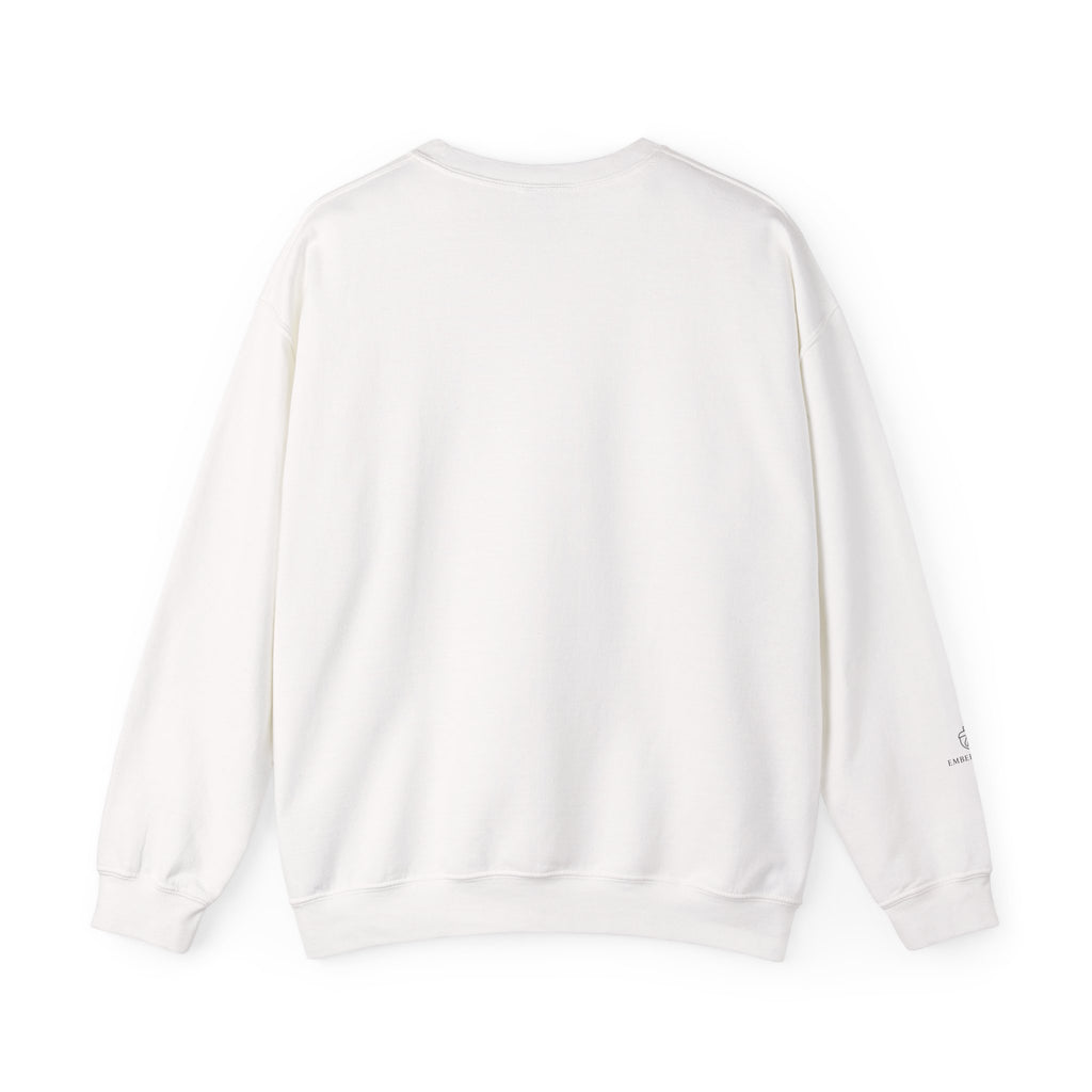 Crewneck Sweatshirt — "I Just Need a Hug in a Mug" Coffee Lover Cozy Pullover