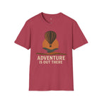 Adventure Is Out There T-Shirt — Hot Air Balloon Travel Tee