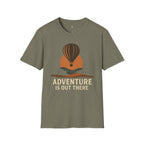 Adventure Is Out There T-Shirt — Hot Air Balloon Travel Tee