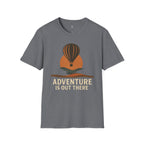 Adventure Is Out There T-Shirt — Hot Air Balloon Travel Tee