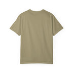 Doodle Sheepdog Graphic T-Shirt — Retro Rust Garment-Dyed Dog Tee