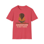 Adventure Is Out There T-Shirt — Hot Air Balloon Travel Tee