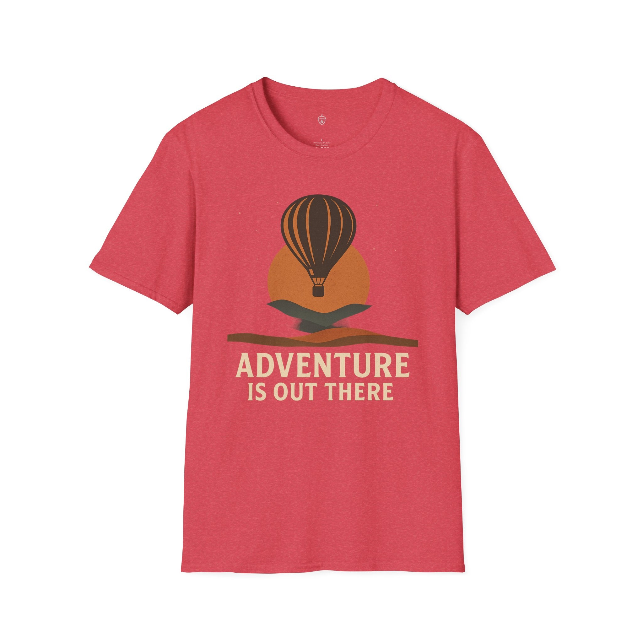 Adventure Is Out There T-Shirt — Hot Air Balloon Travel Tee