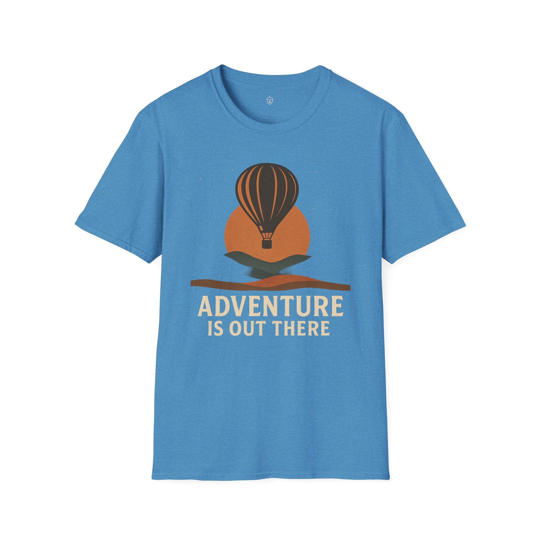 Adventure Is Out There T-Shirt — Hot Air Balloon Travel Tee