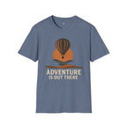 Adventure Is Out There T-Shirt — Hot Air Balloon Travel Tee