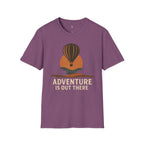 Adventure Is Out There T-Shirt — Hot Air Balloon Travel Tee
