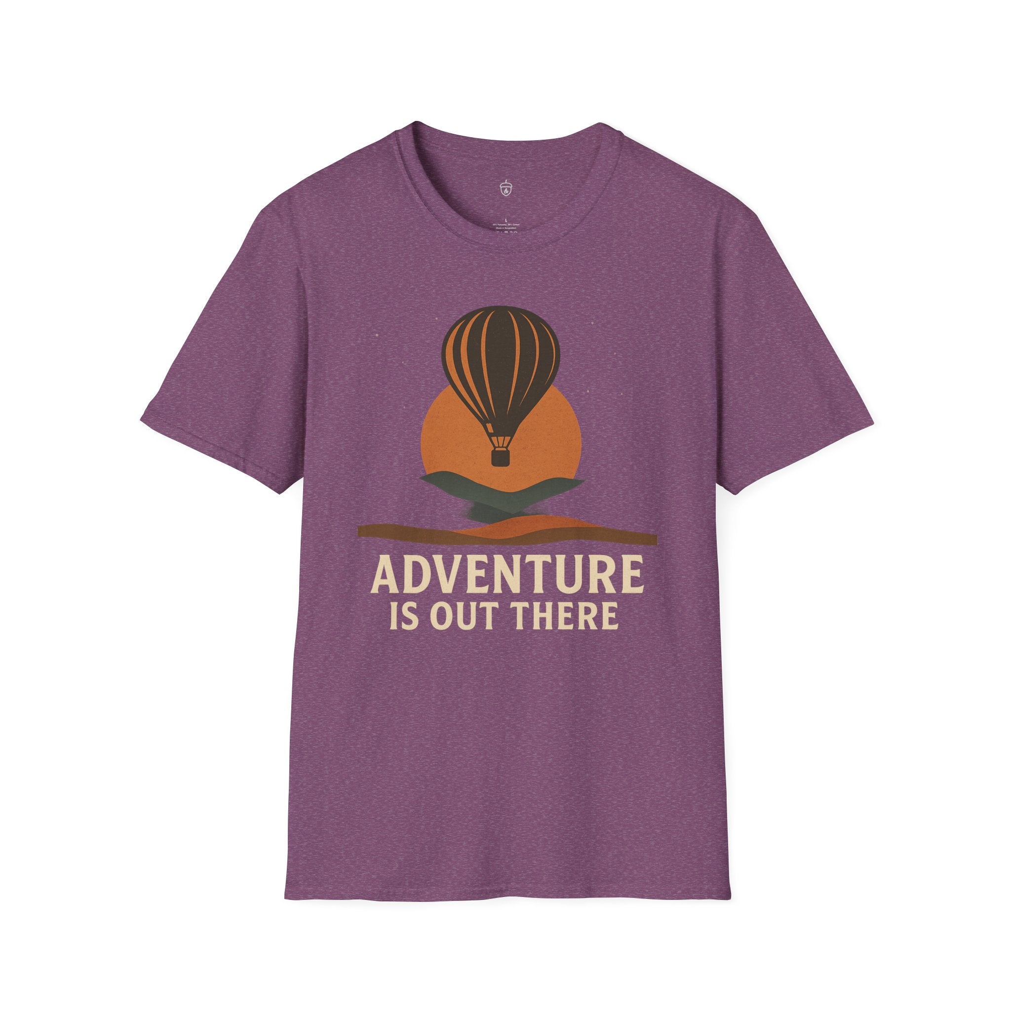 Adventure Is Out There T-Shirt — Hot Air Balloon Travel Tee