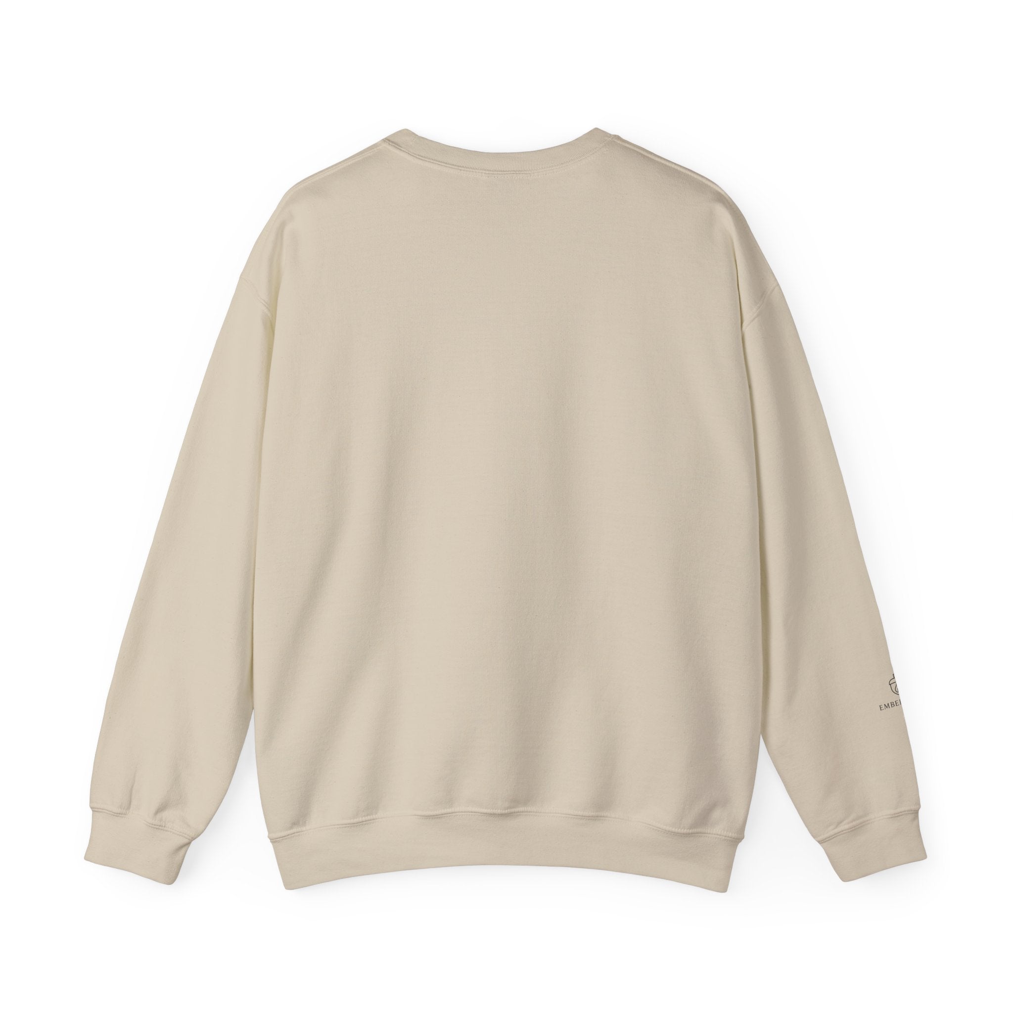 Crewneck Sweatshirt — "I Just Need a Hug in a Mug" Coffee Lover Cozy Pullover