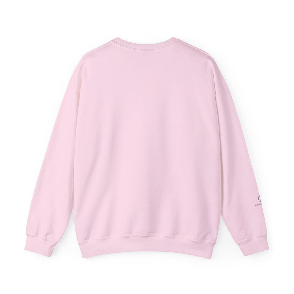 Crewneck Sweatshirt — "I Just Need a Hug in a Mug" Coffee Lover Cozy Pullover