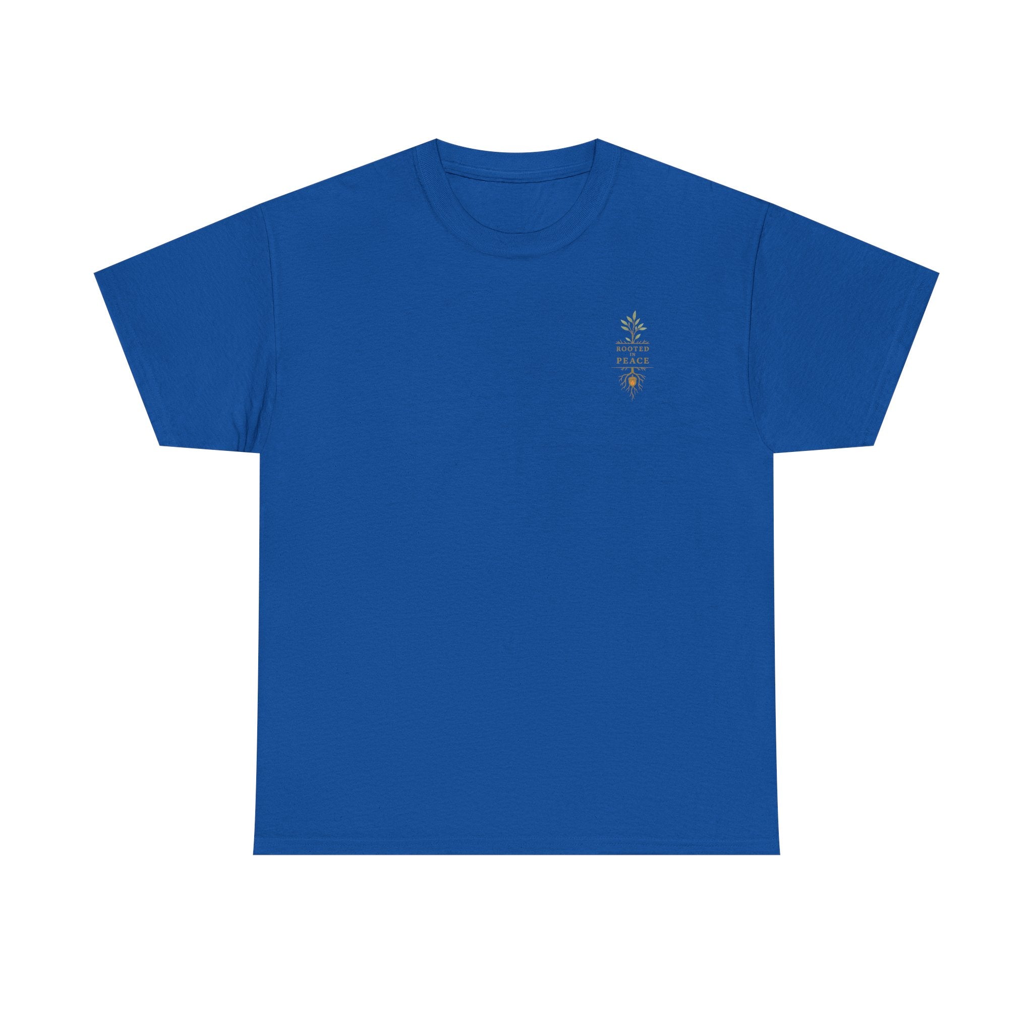 Rooted in Peace T-Shirt — Botanical Tree with Roots Graphic Tee