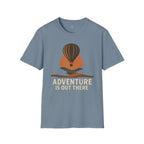Adventure Is Out There T-Shirt — Hot Air Balloon Travel Tee